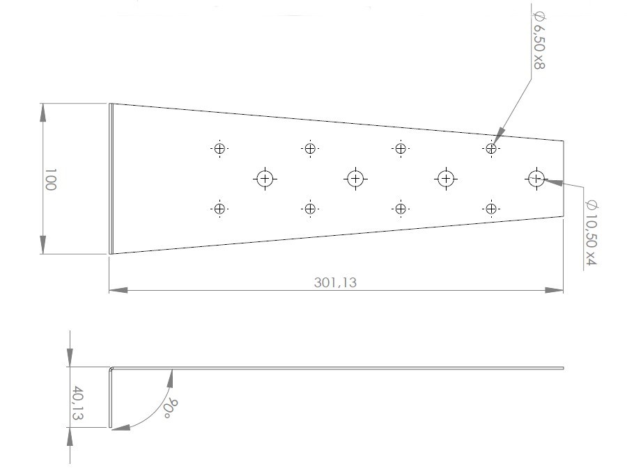 Ritning Kanalkonsol